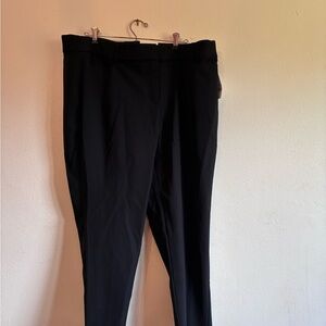 Classic Black Women's Trousers 2X